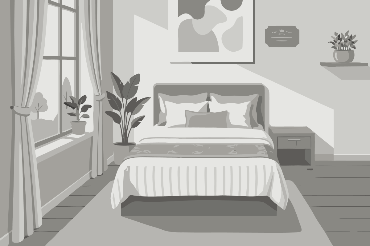 Standard Corner King Room with Balcony and Sunset Garden View